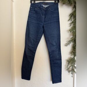 Nudie Jeans Pipe Led in Dry Dark Navy